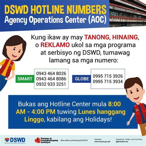 dswd telephone number